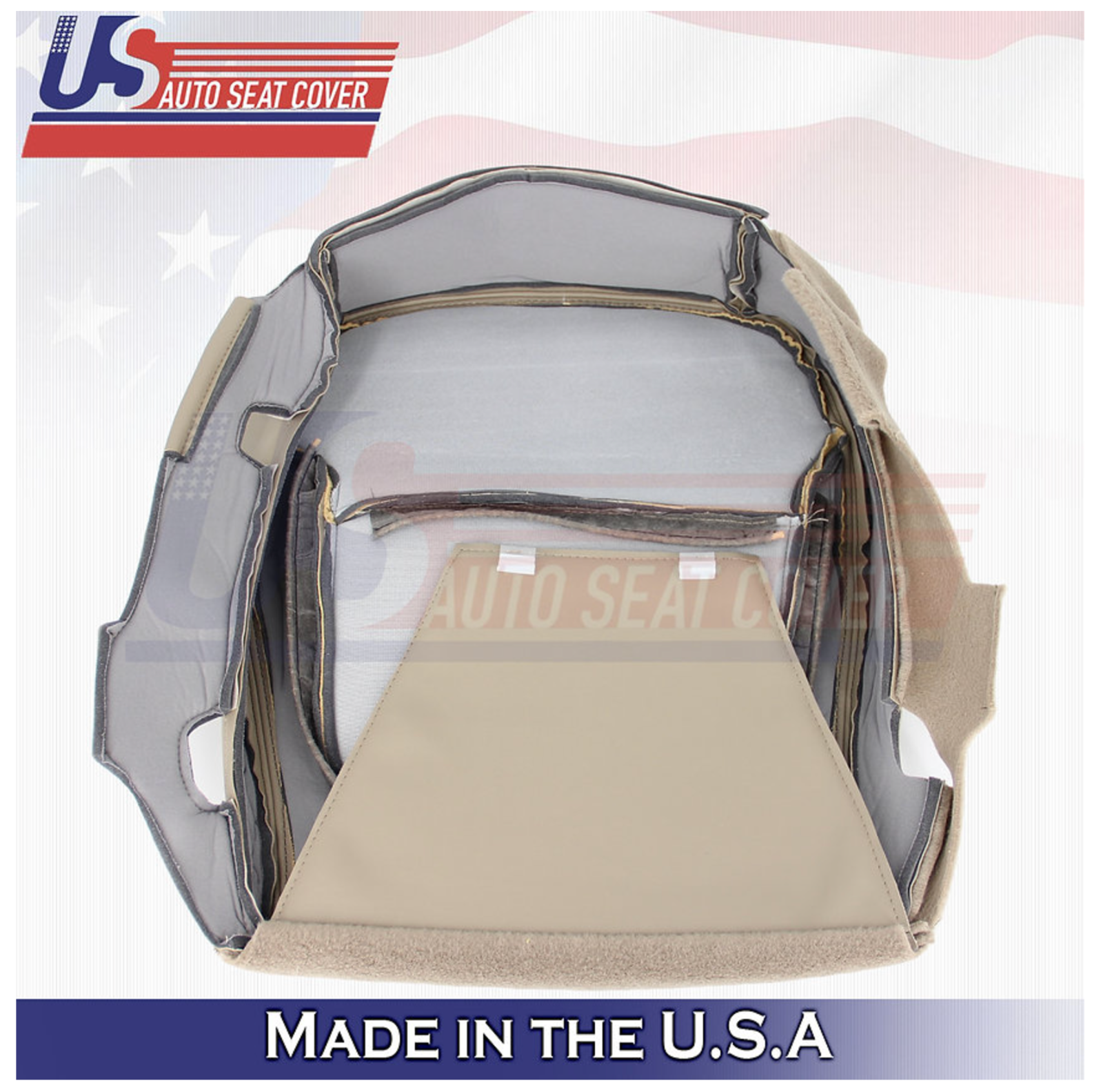 2002 2003 For Front Acura TL Type S Driver & Passenger Bottoms Leather Cover Tan