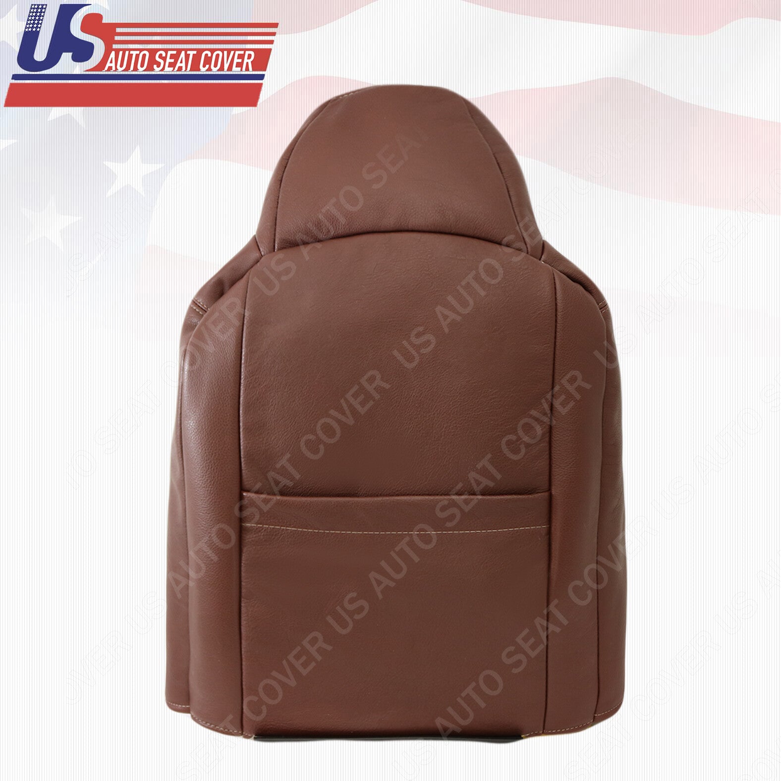 Passenger Top Leather Seat Cover Red 2008 2009 2010 Fits Ford F250 KING RANCH