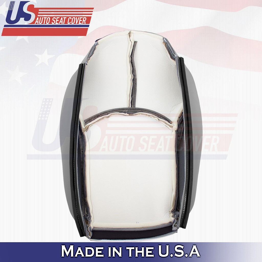 1996 to 2002 For Mercedes Benz SL500 Driver Top &Bottom Leather Seat Cover Gray