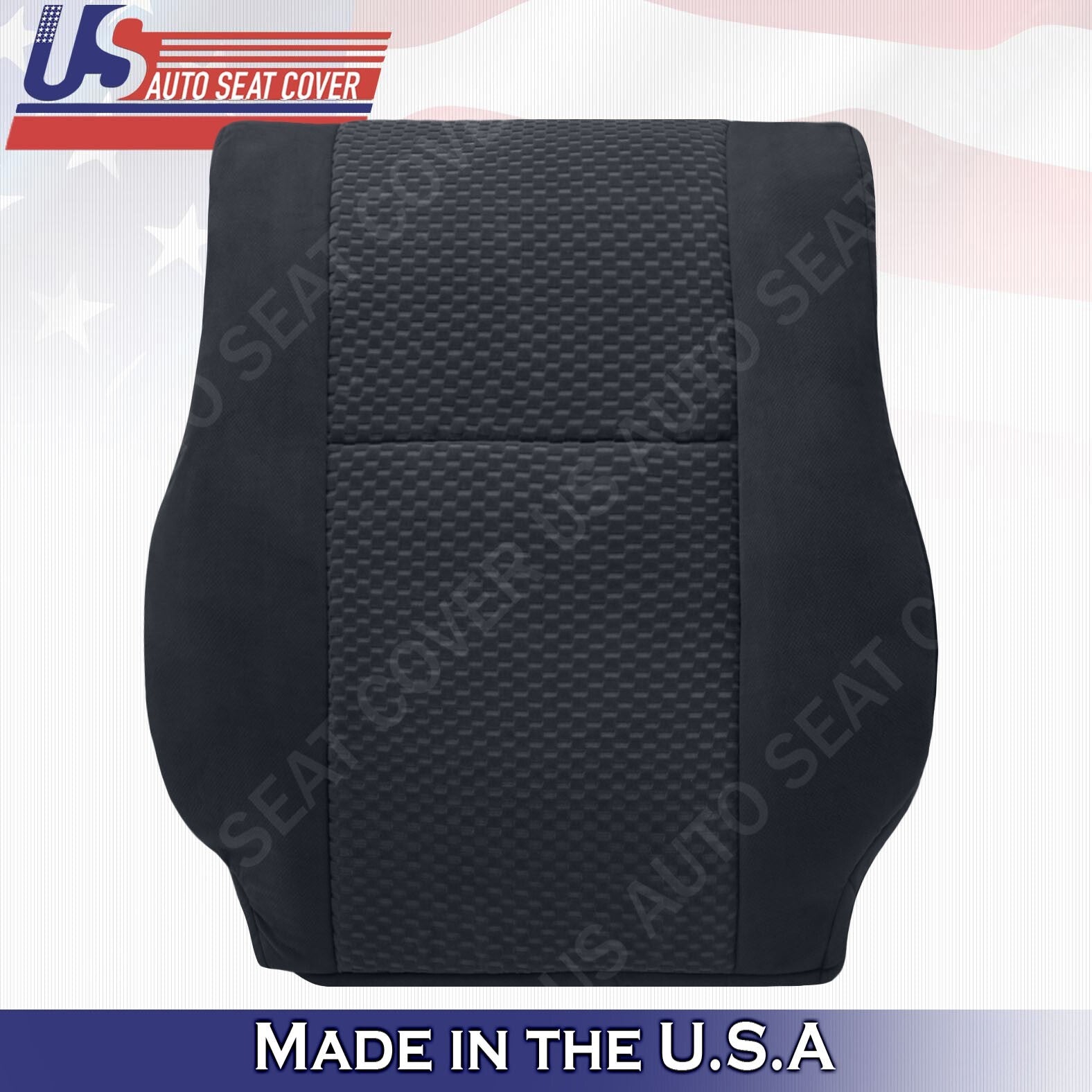2007 2008 09 10 2012 For Toyota Tundra Passenger Top & Bottom Cloth Cover Black