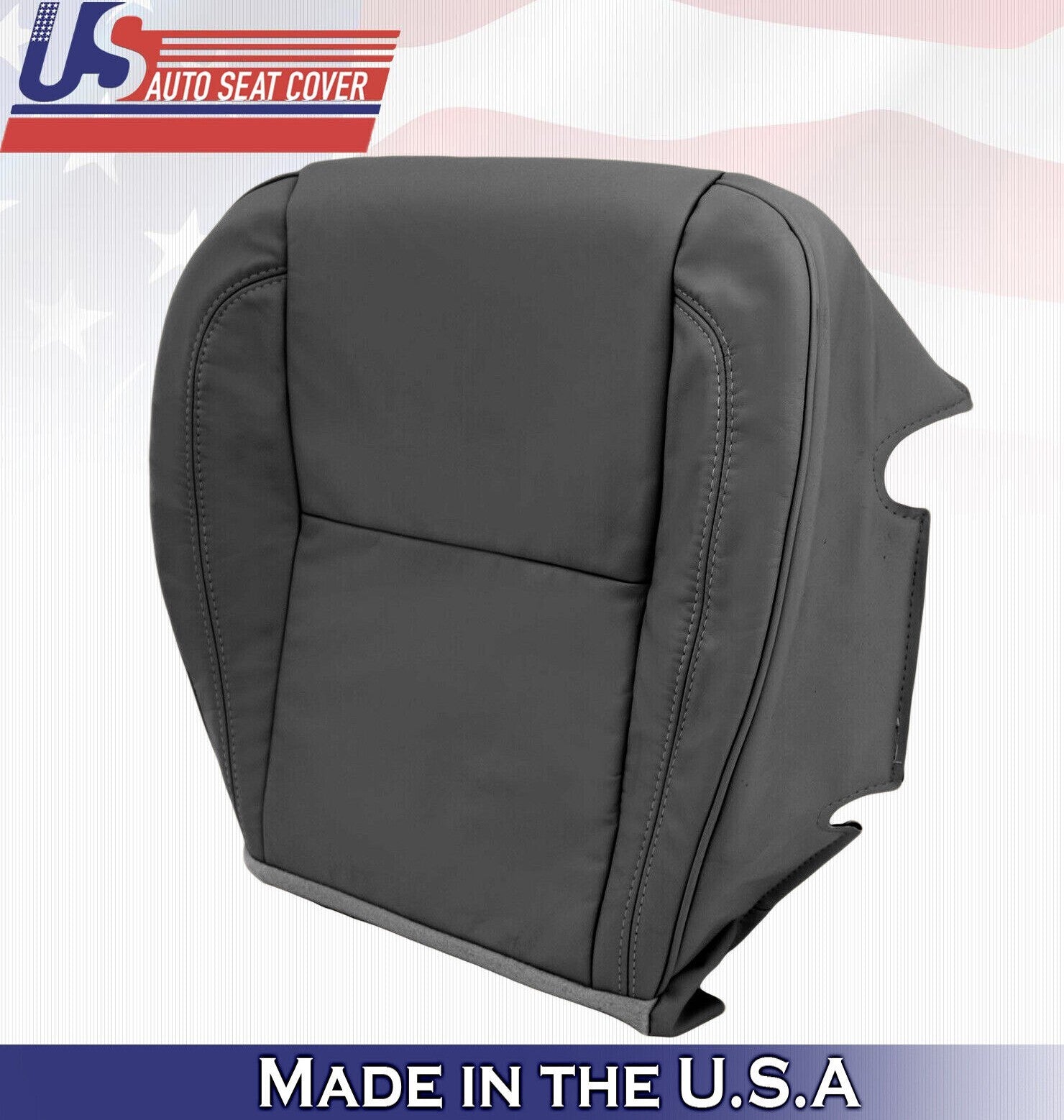 2001 2002 2003 For Lexus GS400 Driver Side Bottom Solid Leather Seat Cover Black