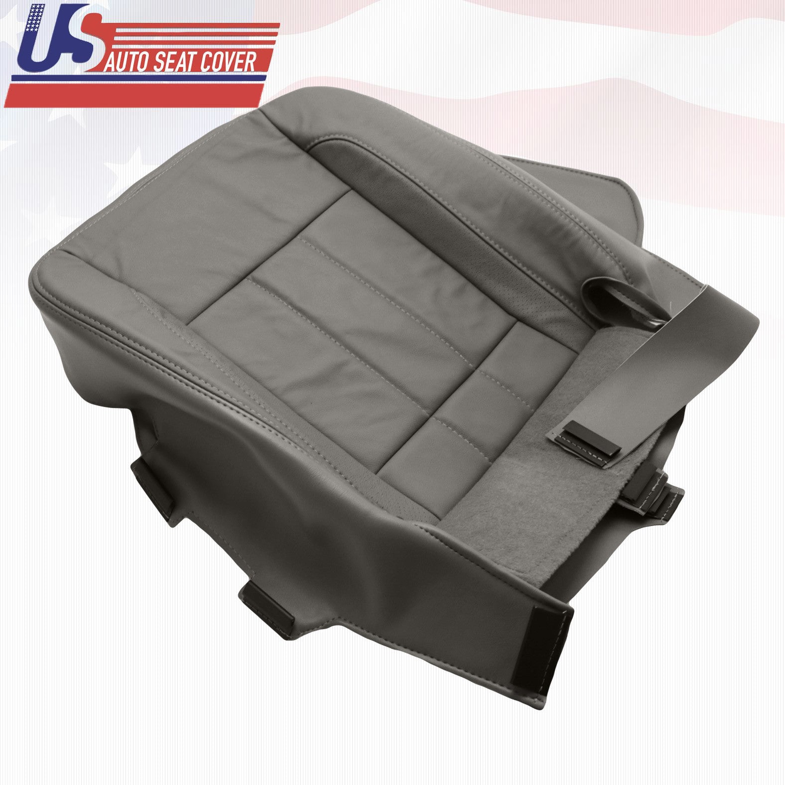 For 2008-09 For Dodge Ram 4500 Right-Passenger Bottom Leather Seat Cover Tan