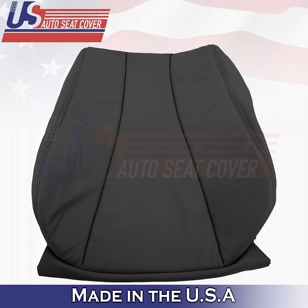 2000 to 2006 Fits Mercedes Benz S430 Passenger Bottom &Top Leather Cover Black