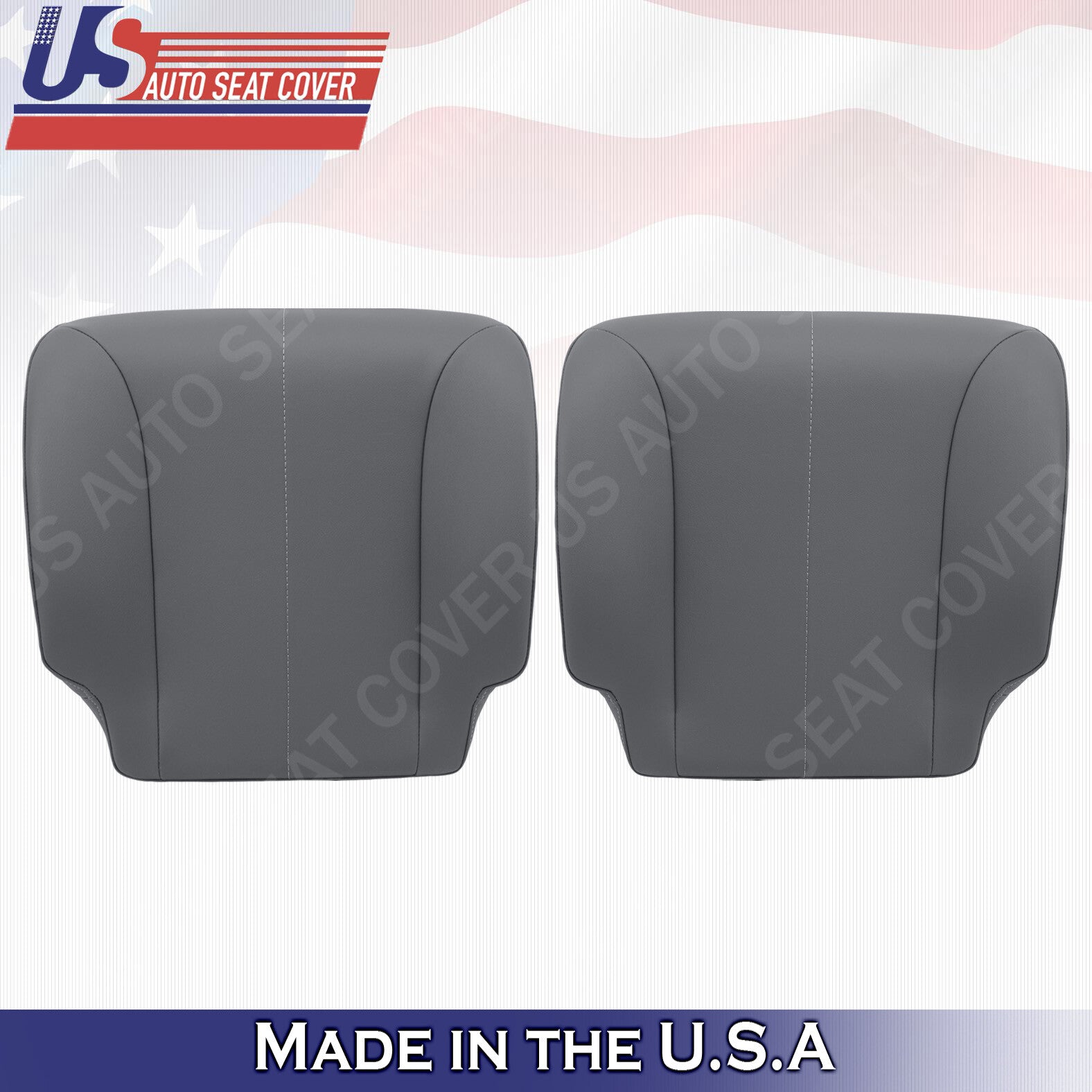2002-2007 International Air Ride Seat Cover BOTTOMS Dark Gray Vinyl
