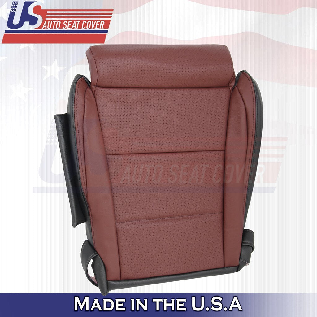 2013-2016 Fit Lexus GS350 F-Sport Passenger Bottom Leather Cover Red/Black