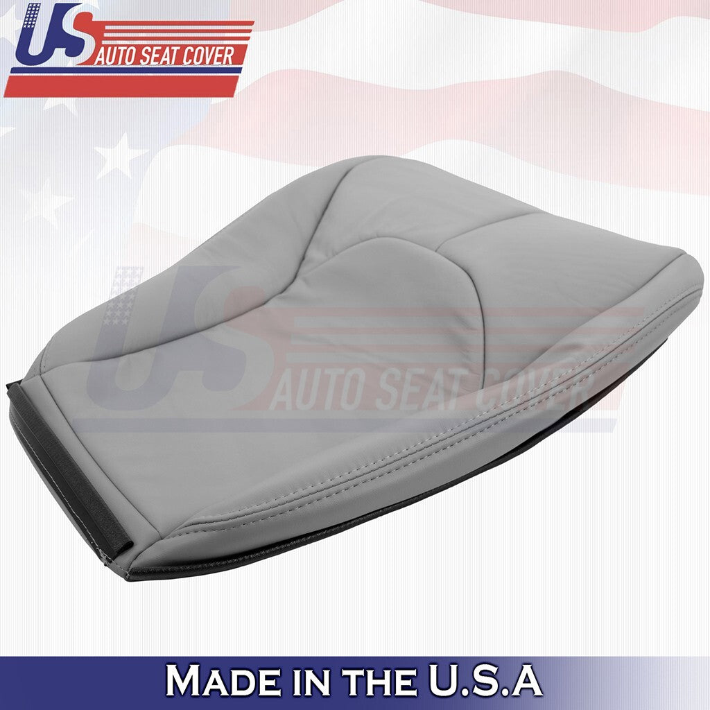 1996 to 2002 For Mercedes Benz SL500 Driver Top &Bottom Leather Seat Cover Gray
