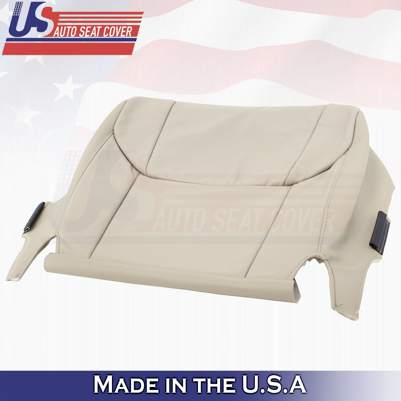 2005 2006 For Toyota Avalon Front Driver & Passenger Bottom Leather Covers Tan