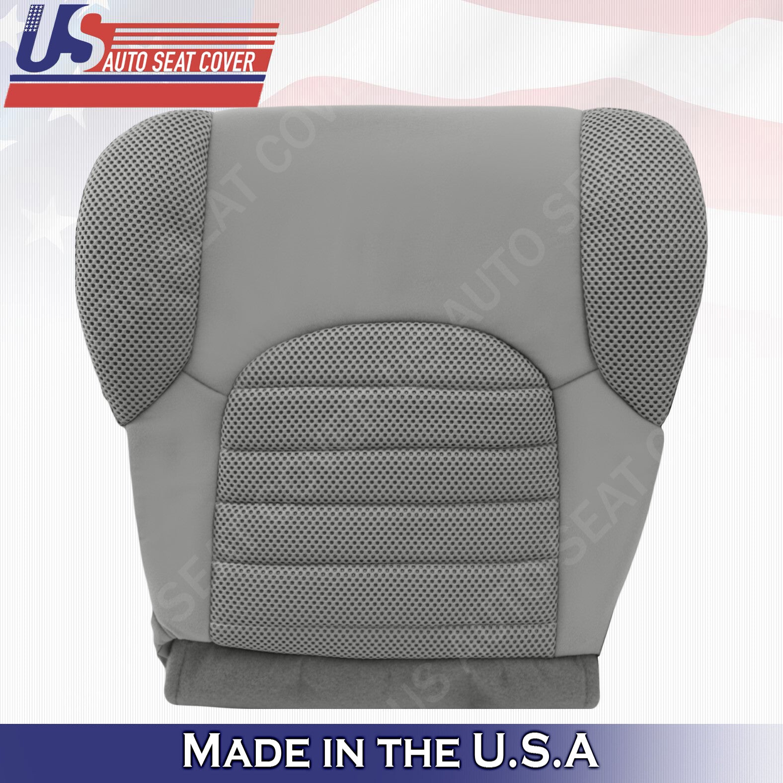 Driver & Passenger Bottom Cloth Cover Gray Fits 2007 to 2015 Nissan Pathfinder