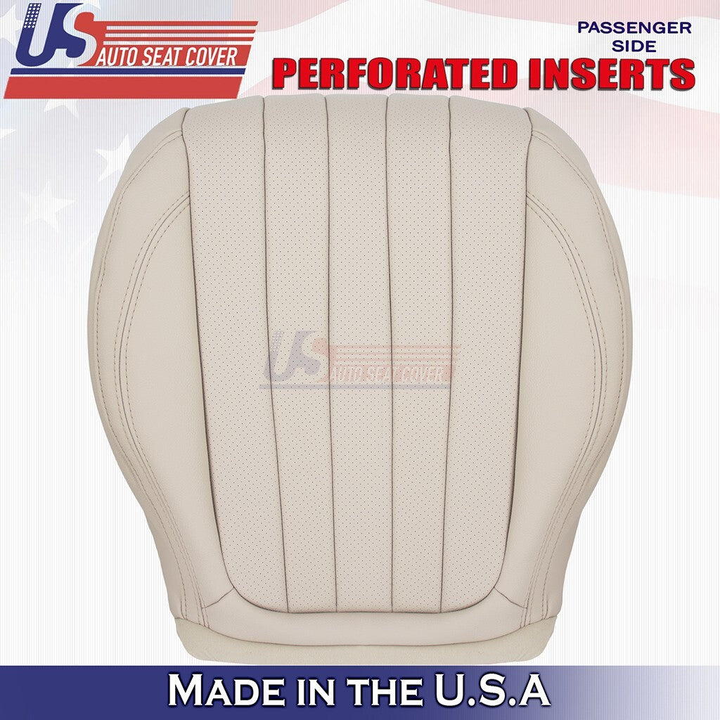 2017 to 2020 For Mercedes Benz E Driver&Passenger Bottom Synth Leather Cover Tan