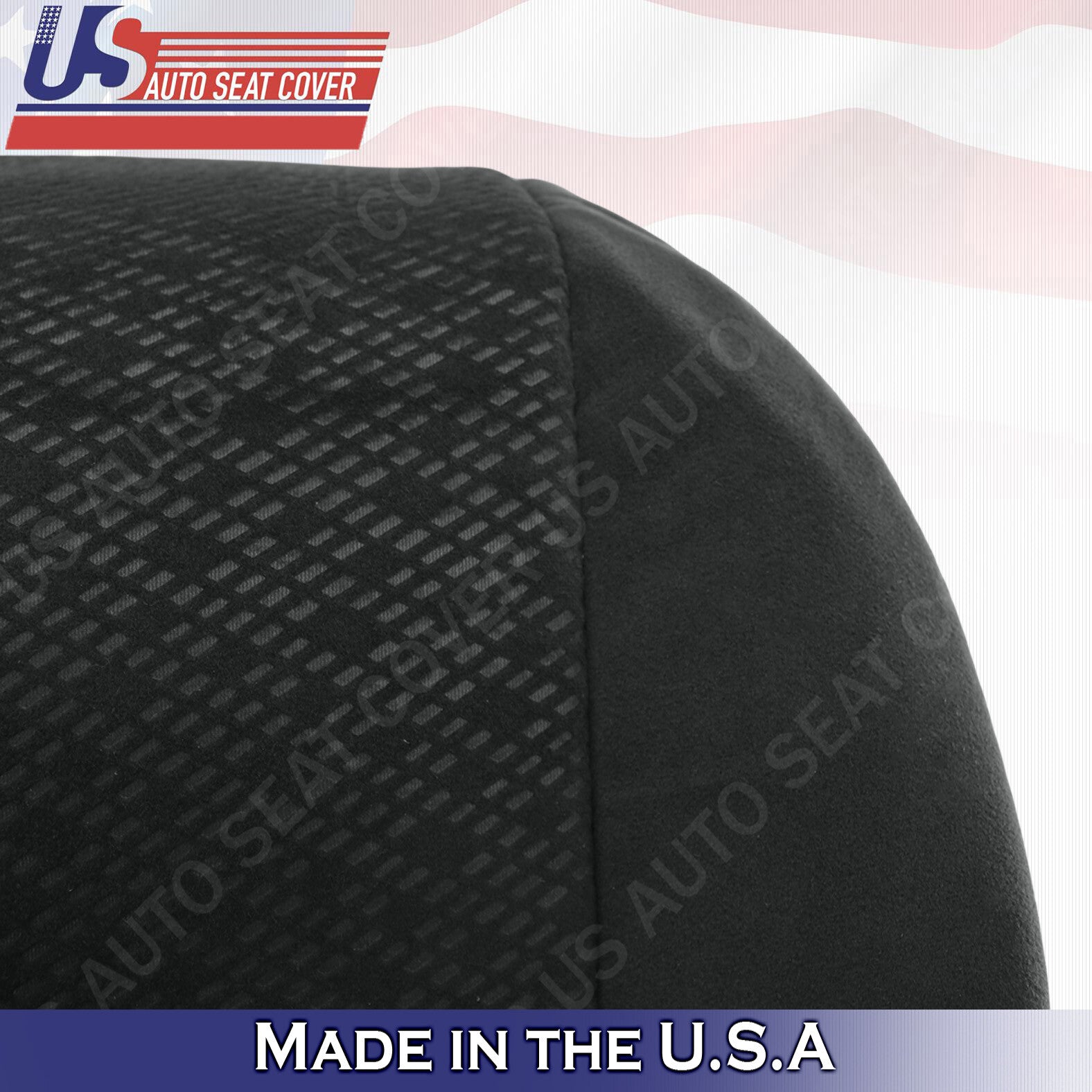 2007 2008 Fits GMC Yukon Passenger Bottom Cloth Replacement Seat Cover Black