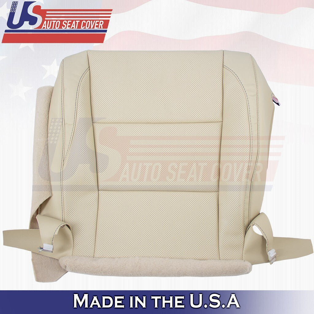 2014 to 2019 For Toyota Highlander Passenger Bottom Vinyl w/Perf Cover Tan