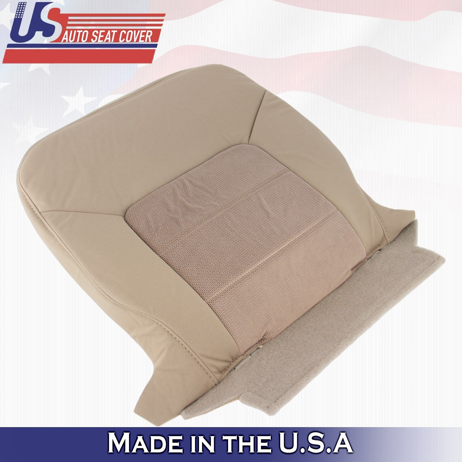 2003 2004 For Ford Expedition XLT Rear Driver Passenger Bottom Cloth Covers Tan