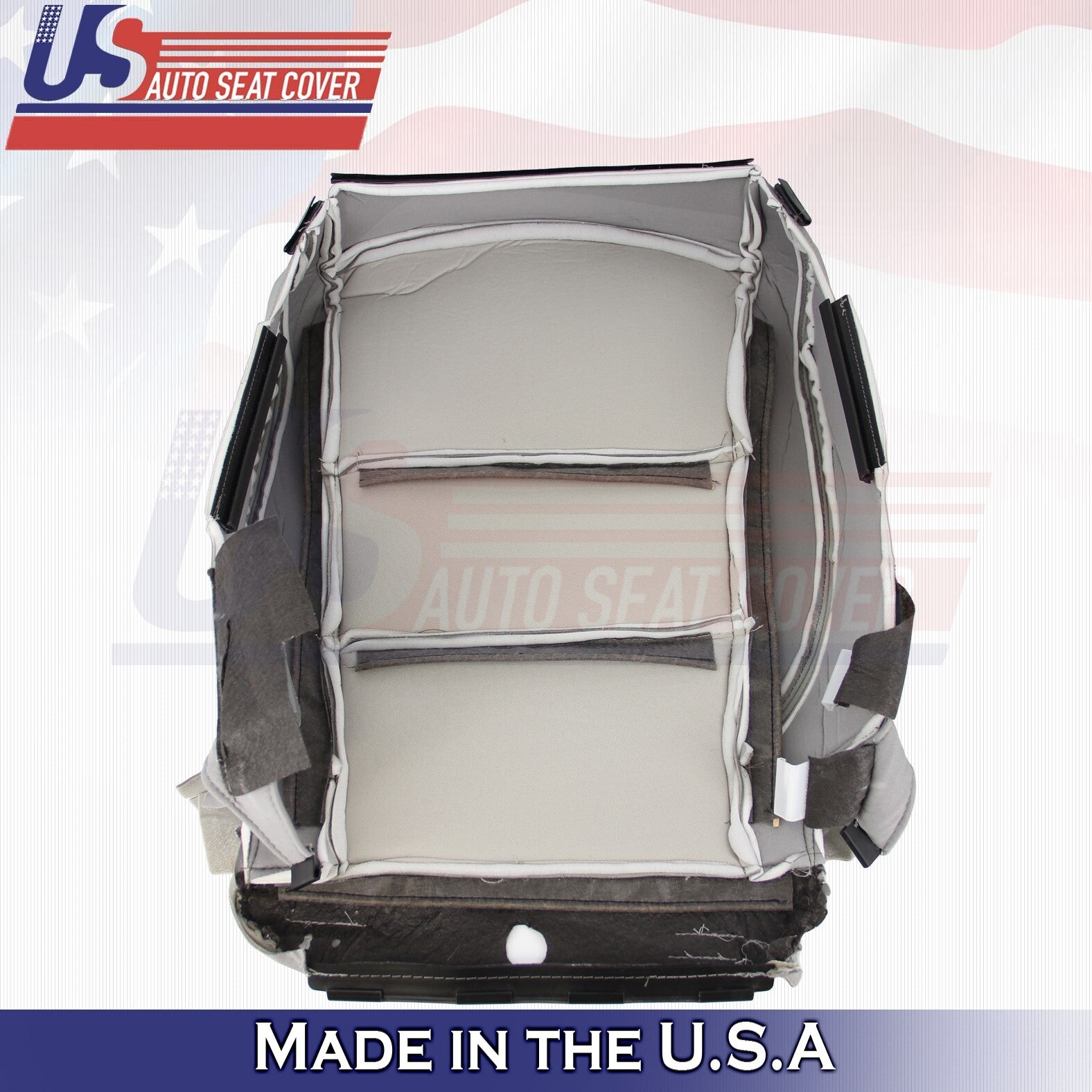 2017 to 2019 For Toyota Sienna Driver &Passenger Bottoms Leather Seat Cover Gray