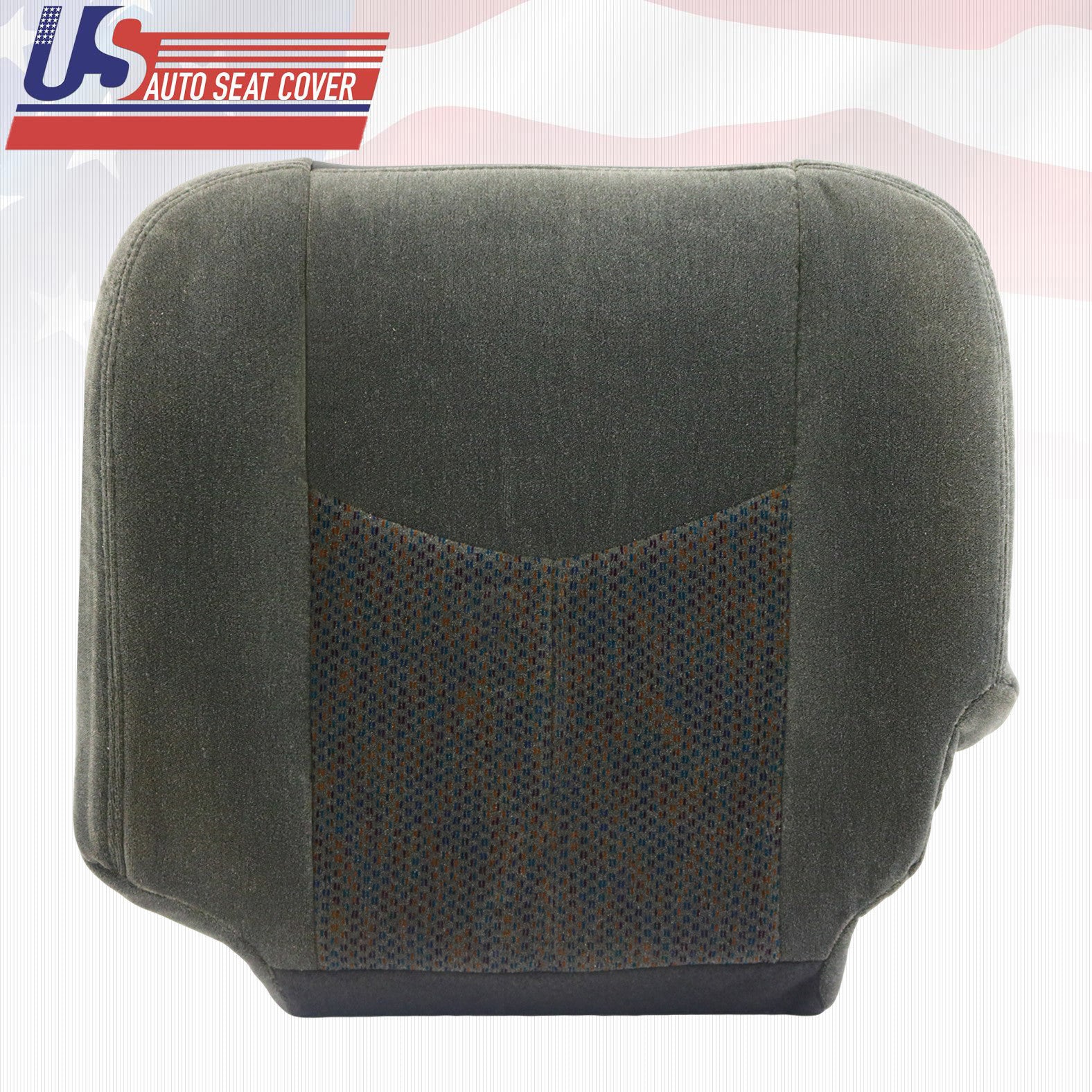 2003-2007 Chevy Silverado 1500 2500 3500 RIGHT Bottom Fabric Seat Cover Dk Gray
