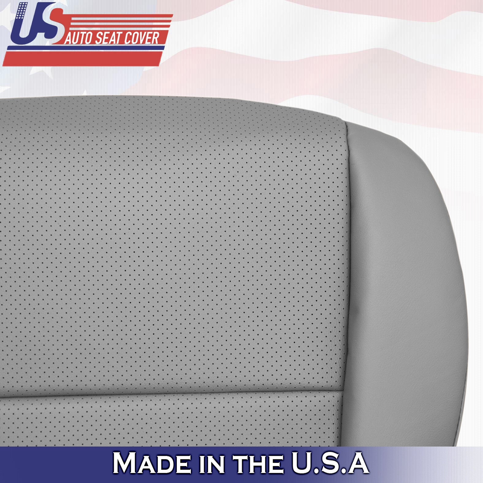 PASSENGER Top & Bottom Leather Cover Taupe Fits Acura RL 2005 2006 2007 2008