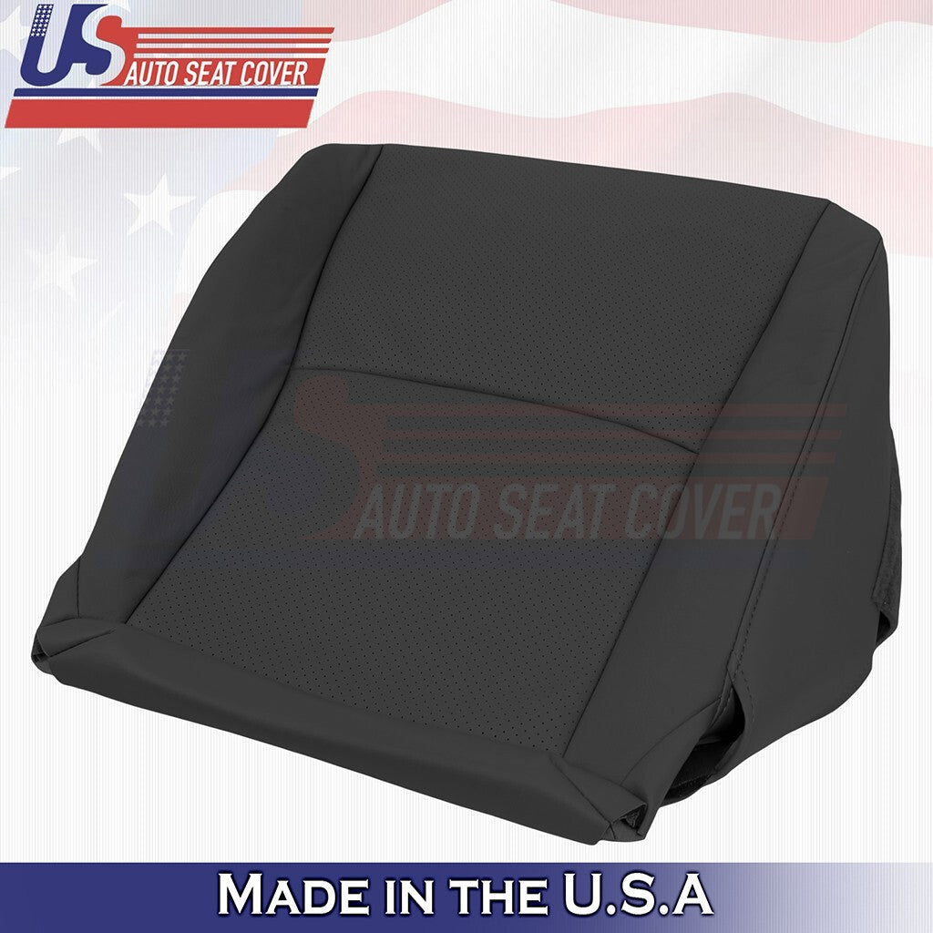 2004 to 2007 Fits Toyota Highlander Driver Bottom Leather Seat Cover Black