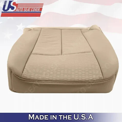 2007 to 2014 Fits Ford Expedition Front Set Tops & Bottoms Cloth Cover Camel Tan