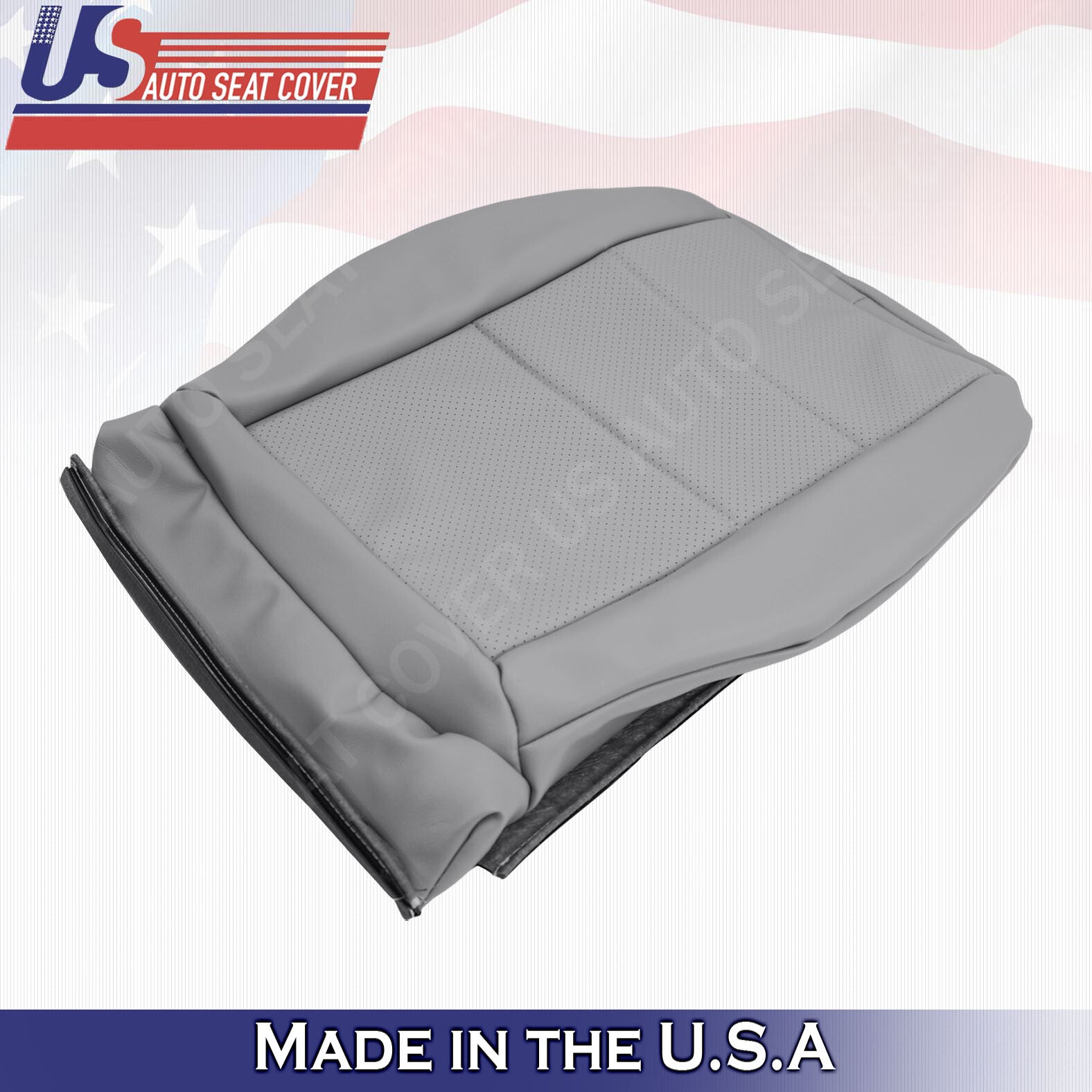 2008 to 2014 For Mercedes C Class Driver &passenger Bottom Leather Covers Gray