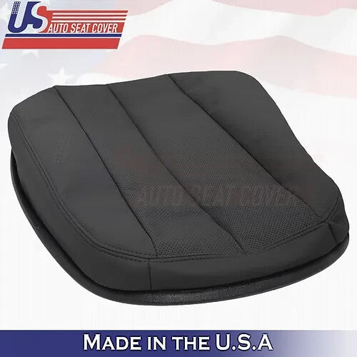 1990 to 1995 Fits Mercedes Benz SL320 Driver Bottom & Top Leather Cover Black