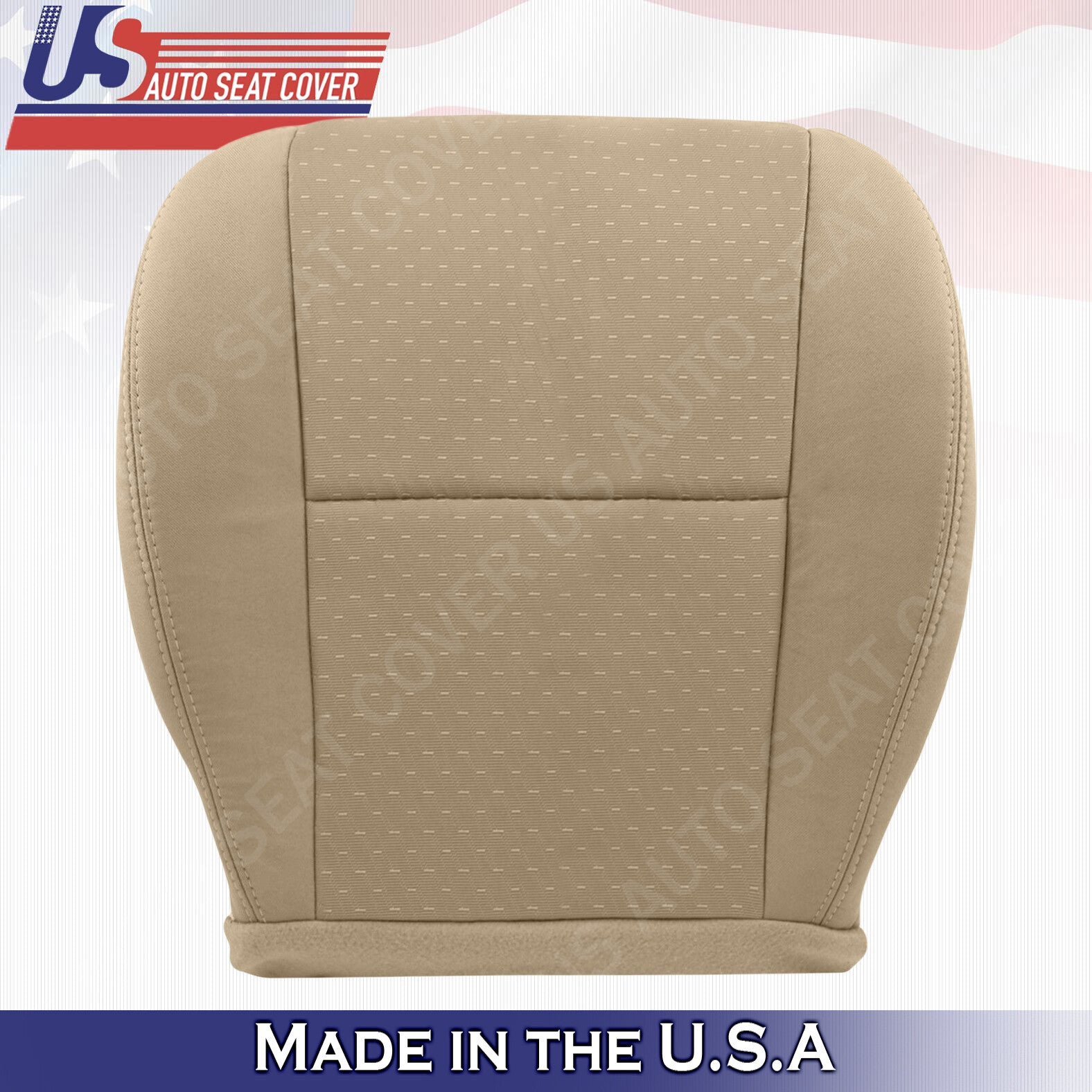 Front Bottoms 2009 to 2014 Chevy Silverado 2500HD Cloth Cover Light Cashmere Tan