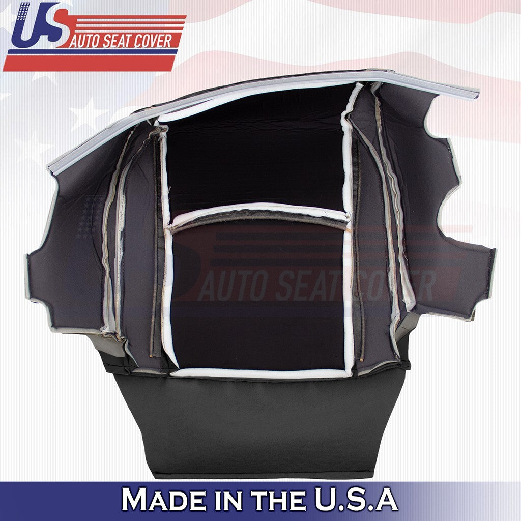 2003 to 2009 For Lexus RX350 Driver Top& Bottom Synth Leather Perf Cover Black