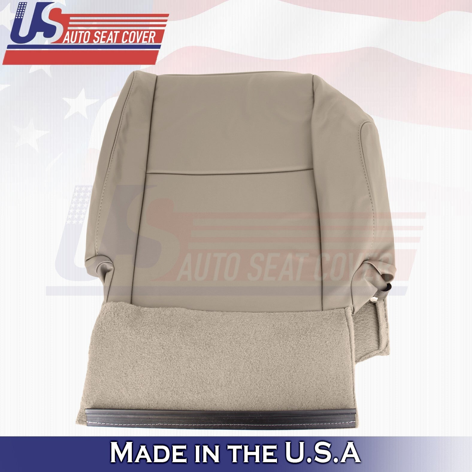 2007-2010 FITS Toyota Tundra Rear Driver &Passenger Bottoms Leather Cover Tan