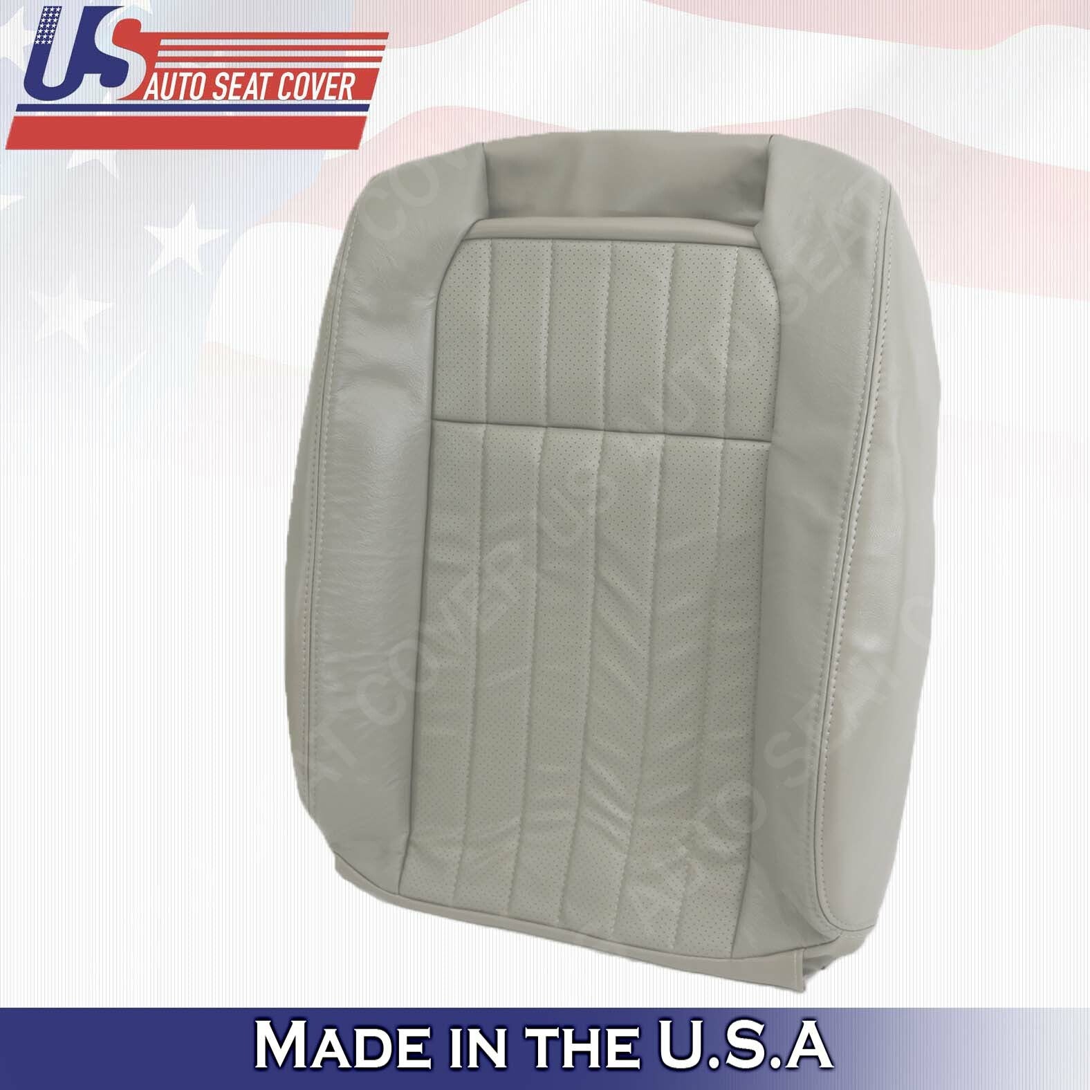 1994-1996 For Chevy Impala Passenger Top Synthetic Leather Perforated Cover Gray