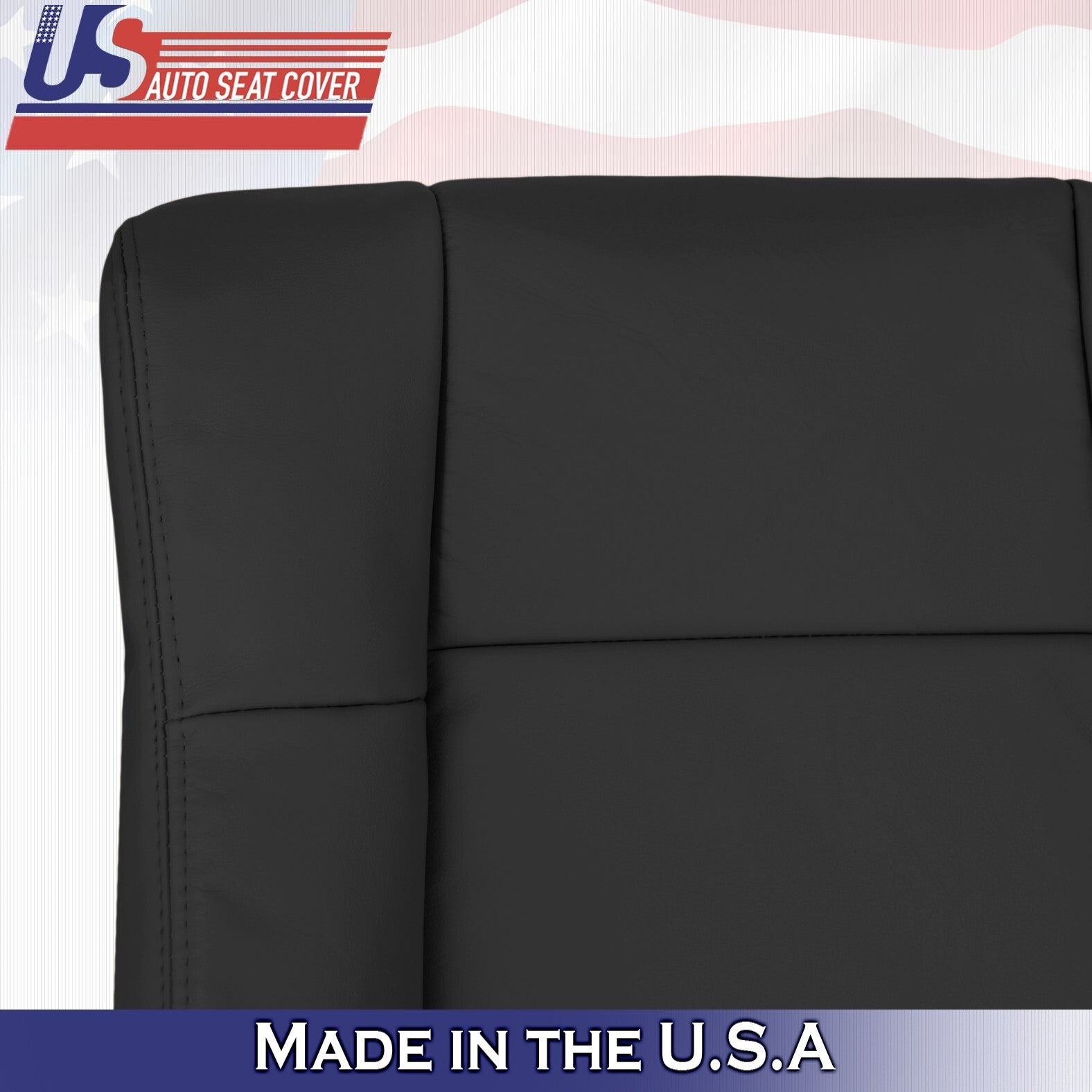 1999 2000 2001 For Lexus ES300 Driver & Passenger 2x Top Leather Seat Covers BLK