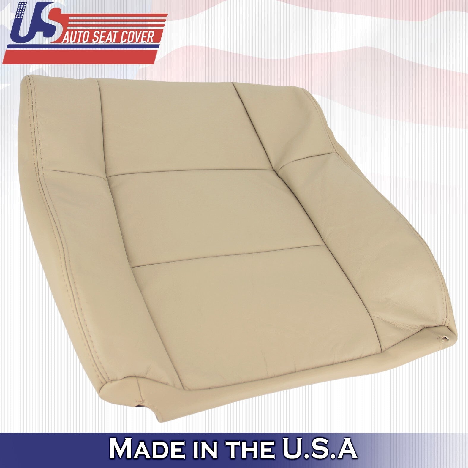 1997 1998 1999 For Lexus ES300 Driver Side Top Leather Seat Cover Ivory Tan