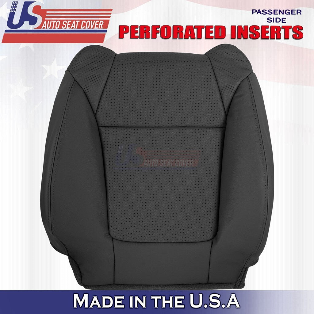 2001 2002 2003 Fits Acura CL Type-S Passenger Top Perforated Leather Cover Black