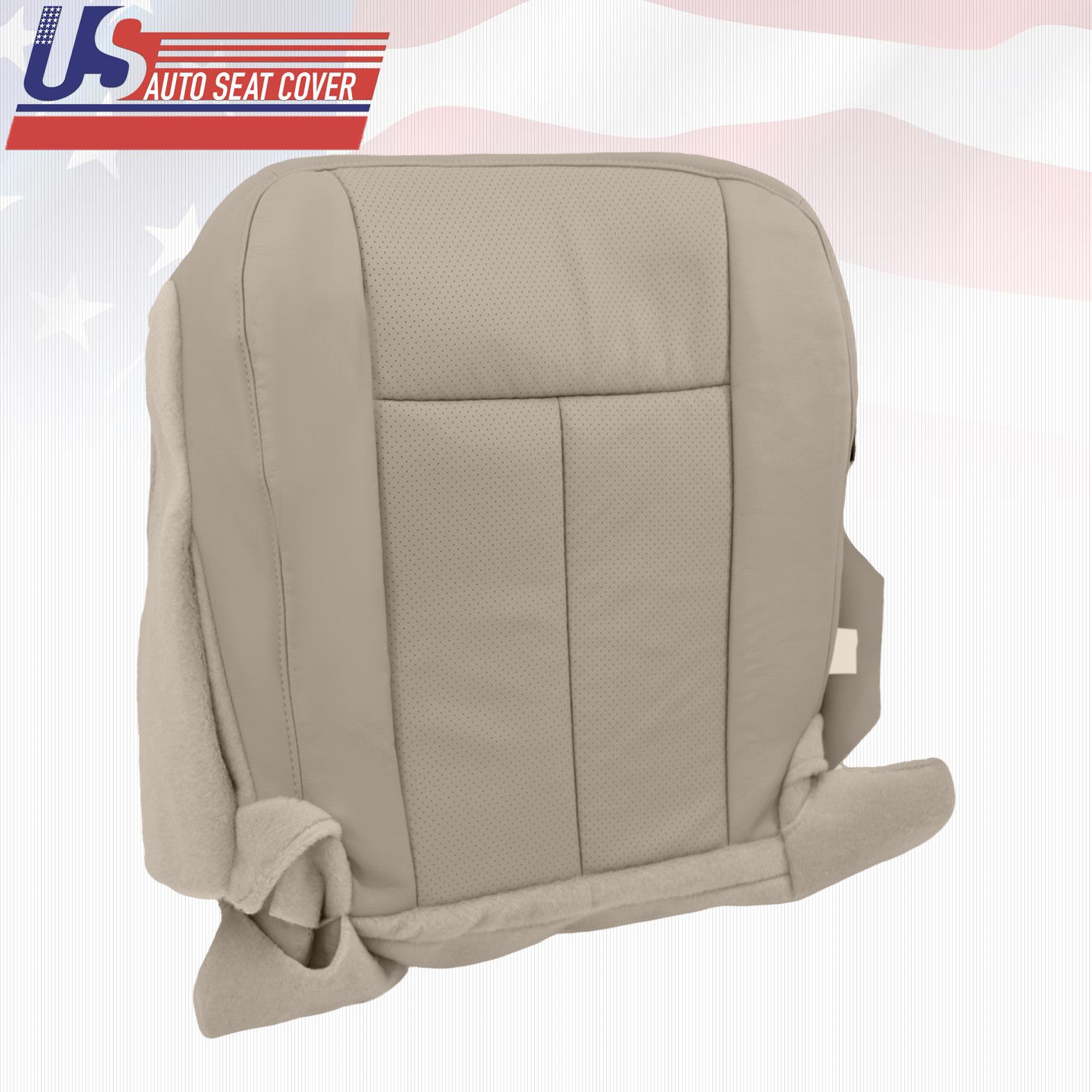 2011 2012 Ford Expedition Limited Driver Bottom Perforated Leather Cover Gray