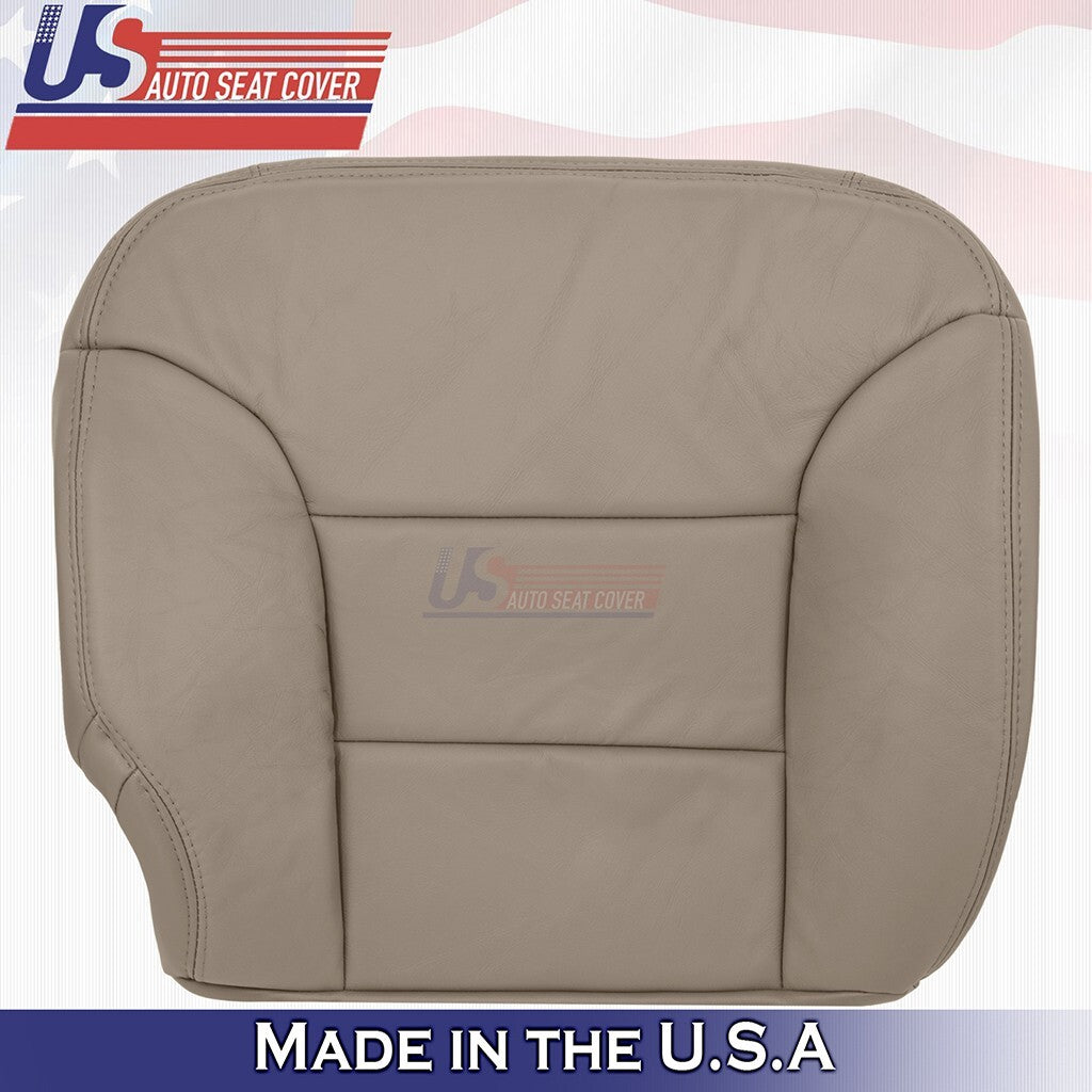1995 to 1999 Fits GMC Suburban Yukon 2nd Row Passenger Bottom Leather Cover Tan