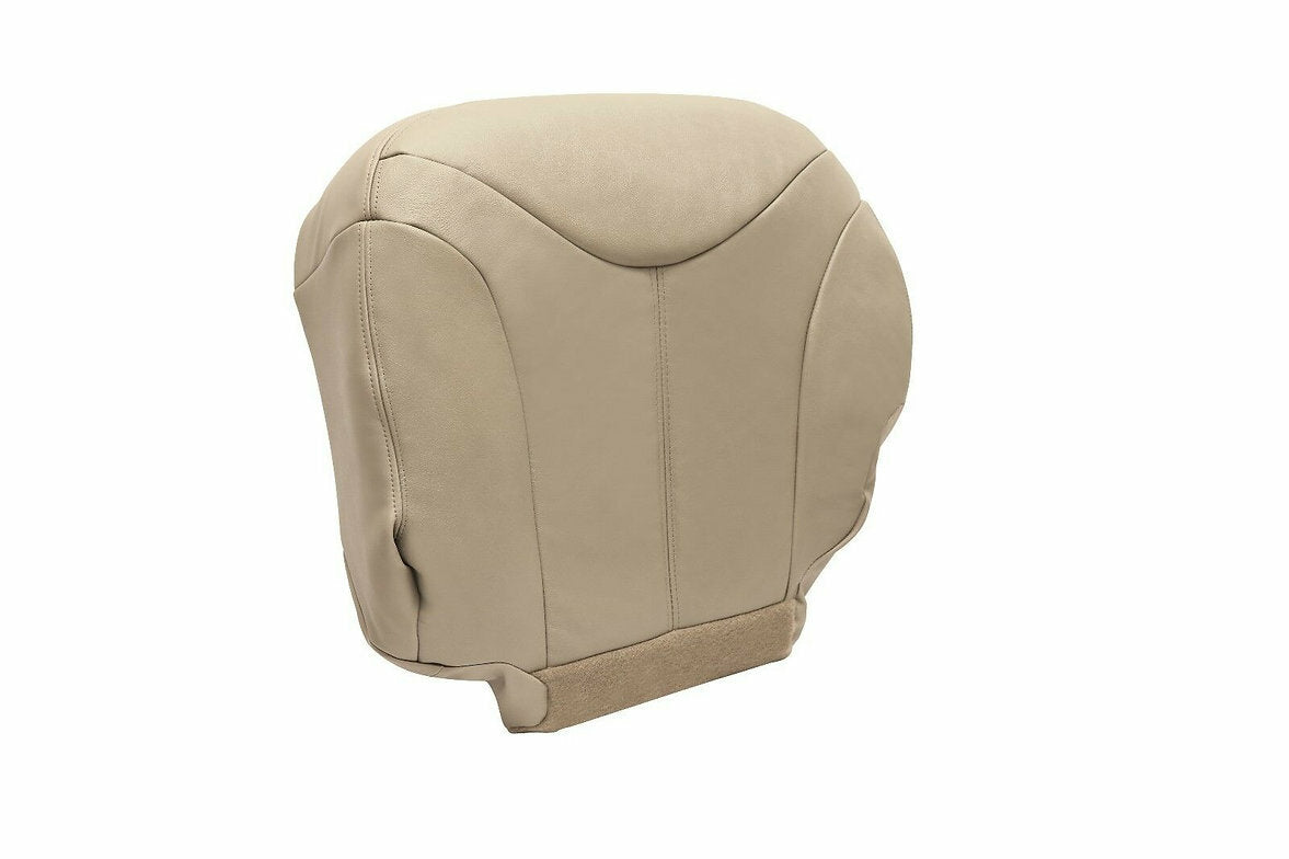 For 2000 2002 GMC Yukon XL SLT Driver Bottom Replacement Leather Seat Cover TAN
