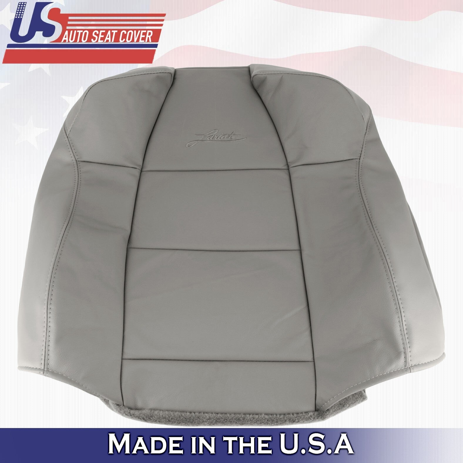 2003 For Ford F150 Extended Cab Driver Top & Bottom Leather Seat Covers Graphite