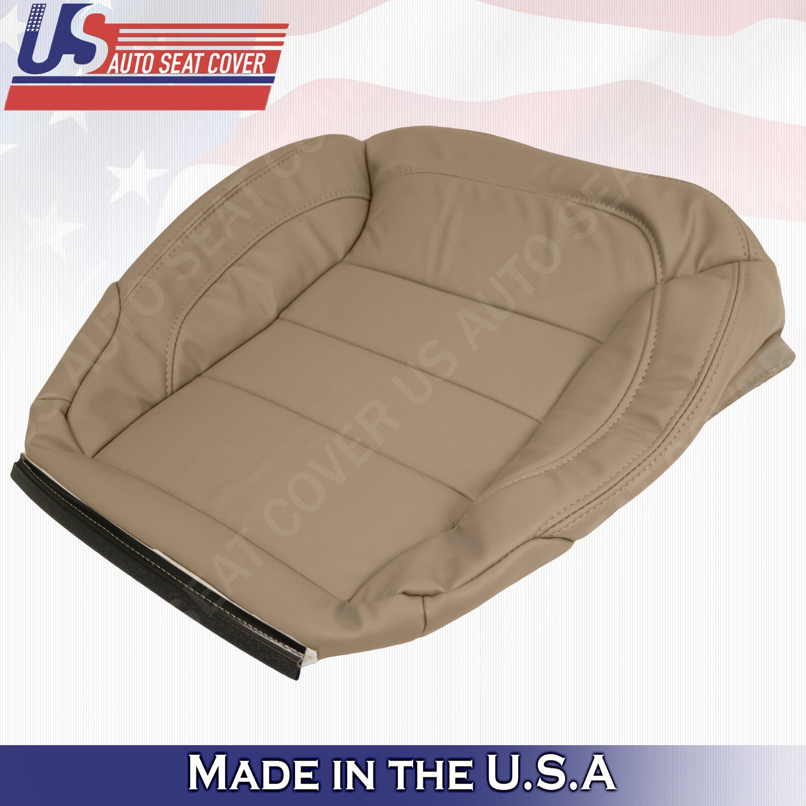 Fits 2012 2013 Mercedes Benz ML250 ML350 Lower Passenger Leather Seat Cover TAN