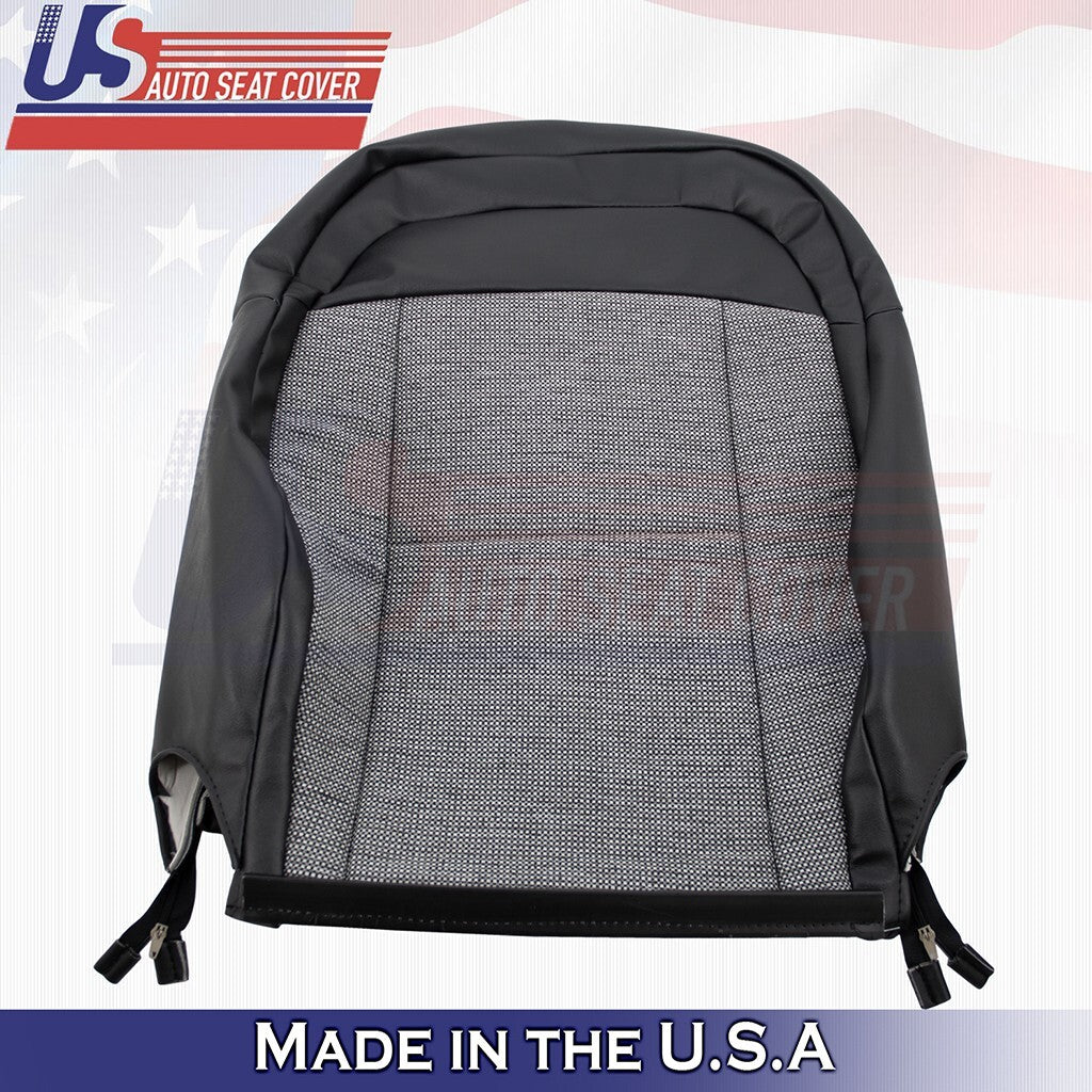 2014 - 2024 Dodge Ram ProMaster Driver & Passenger Bottoms/Tops Cloth Cover Blk
