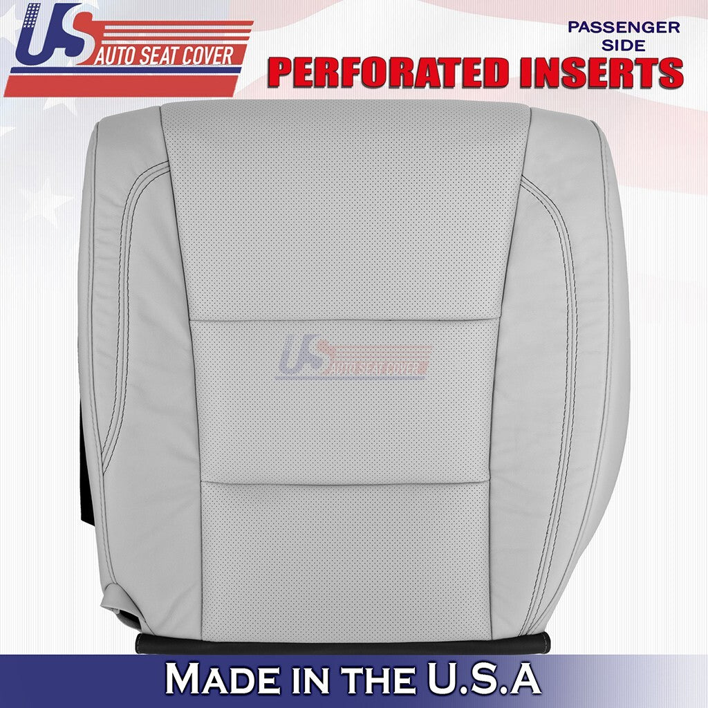 2013 to 2018 Fits Toyota Avalon XLE Passenger Bottom Leather Seat Cover Gray