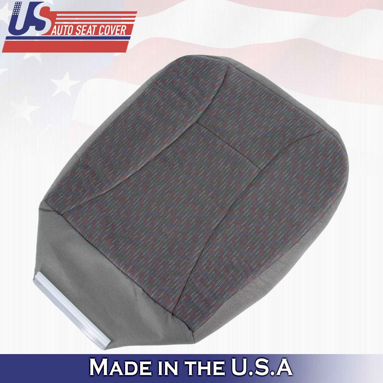 Fits For 1992 - 1996 Ford Bronco XLT Driver Bottom Replacement Cloth Cover Gray