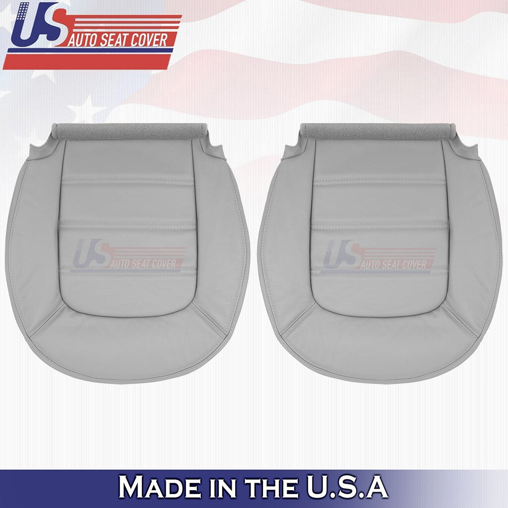 2002-2005 For Ford Explorer XLT Left & Right Bottoms Genuine Leather Seat Cover Graphite