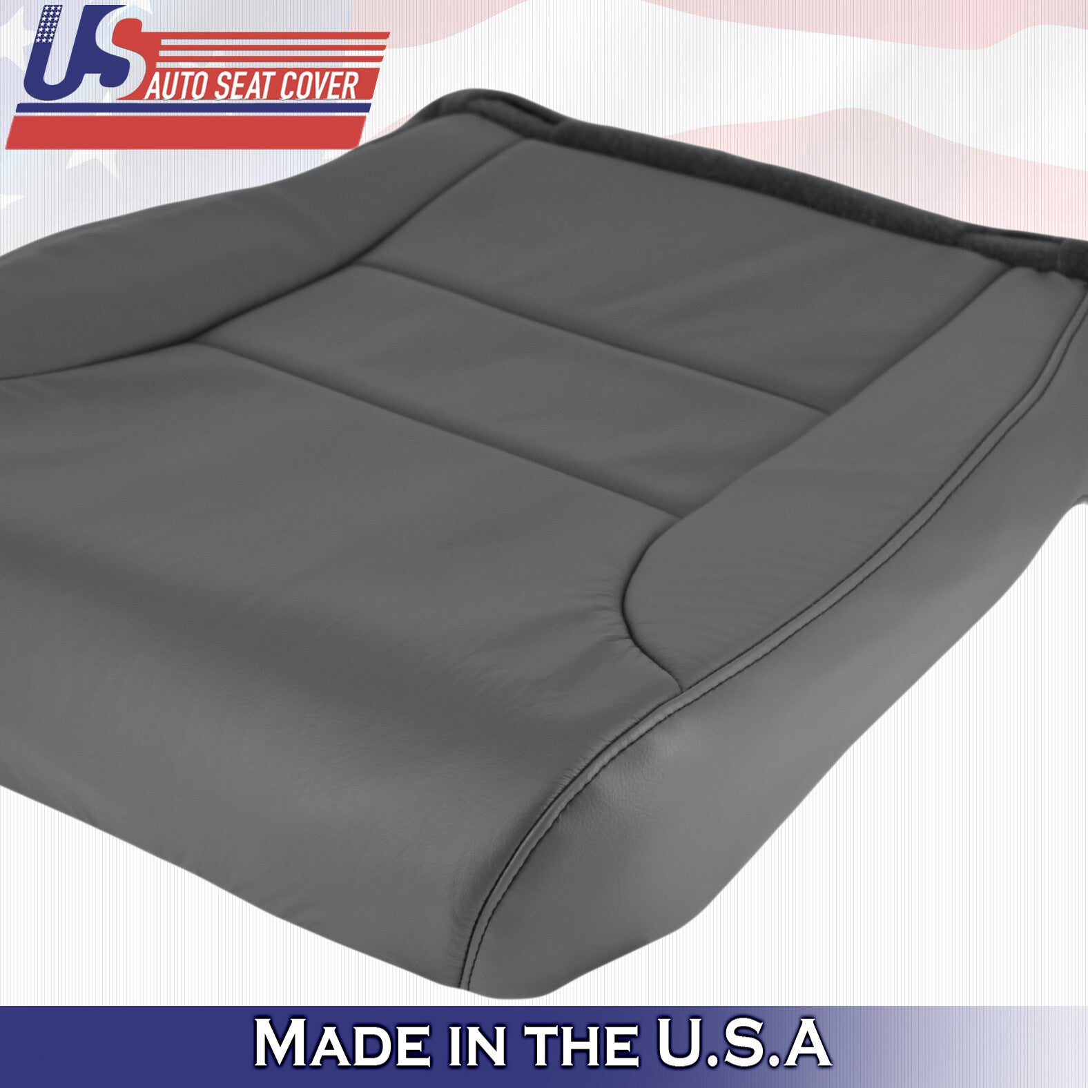 2005 2006 2007 For Honda Odyssey LX & EX Driver Bottom Leather Seat Cover Black