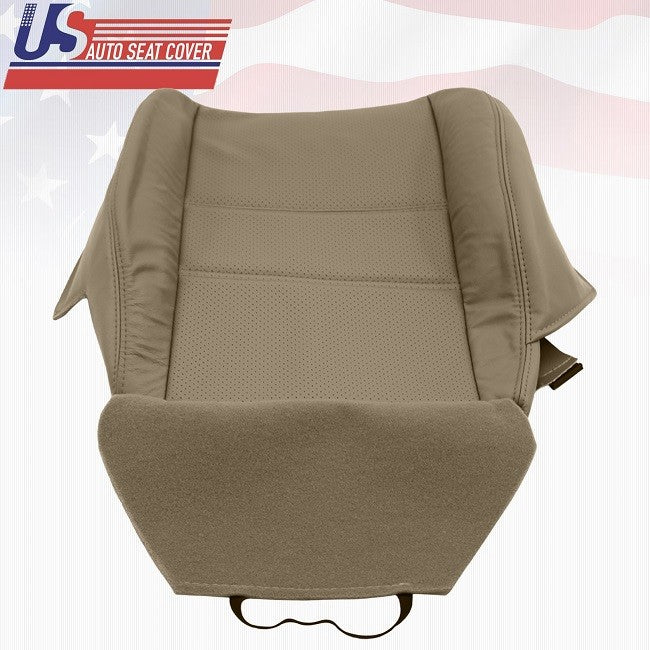 2001 2002 Driver & Passenger Bottom Leather Seat Cover For Nissan Pathfinder TAN