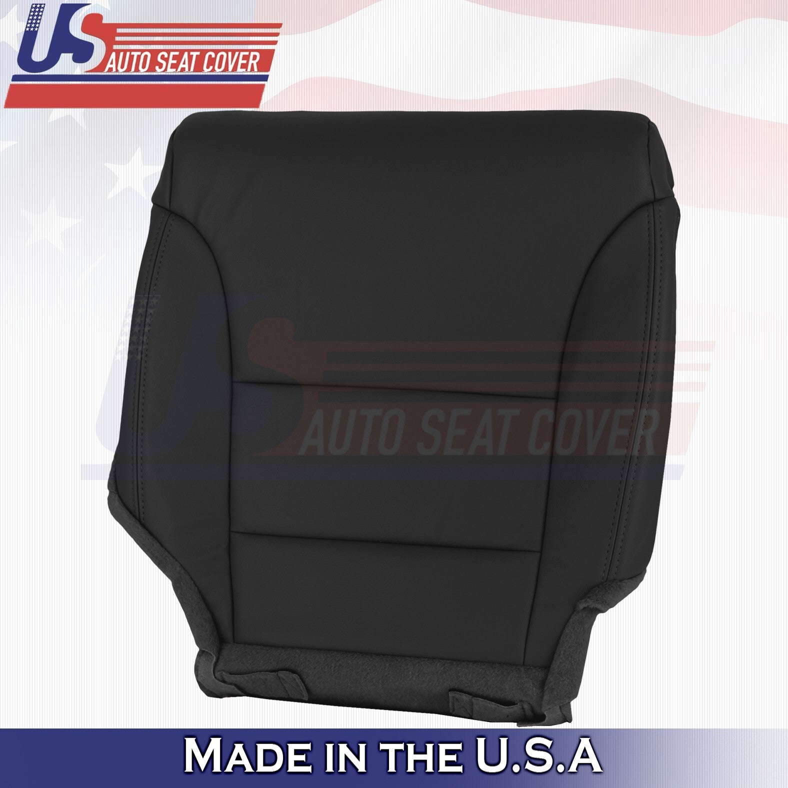 2012 to 2016 For Honda CR-V Front DRIVER Bottom Genuine Leather Seat Cover Black