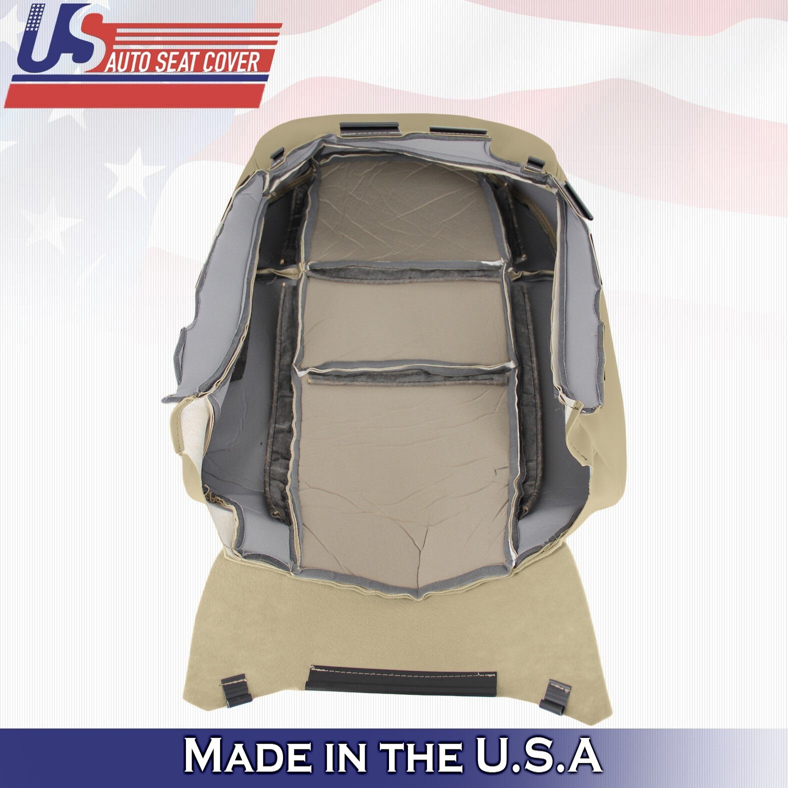 2009 2010 For Acura RDX Driver Top Bottom Synthetic Perf Leather Seat Covers Tan