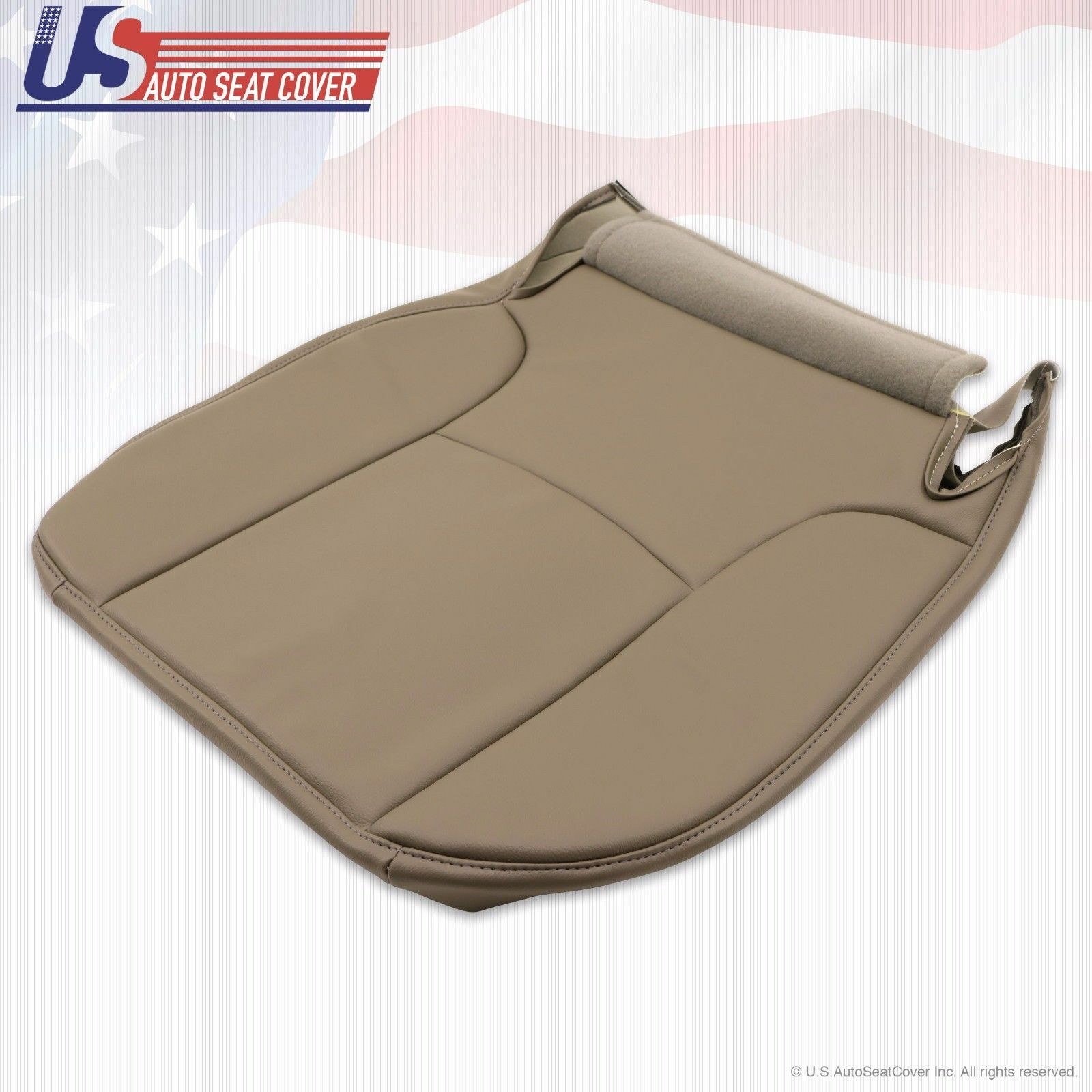 2003 For Dodge Ram Work Truck Driver Bottom Replacement Vinyl Seat Cover Tan