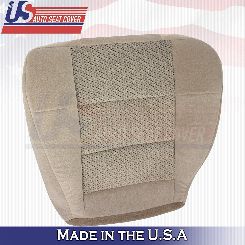 2003 Fits Ford F-150 Extended Cab Driver Bottom Cloth Seat Cover Med Tan