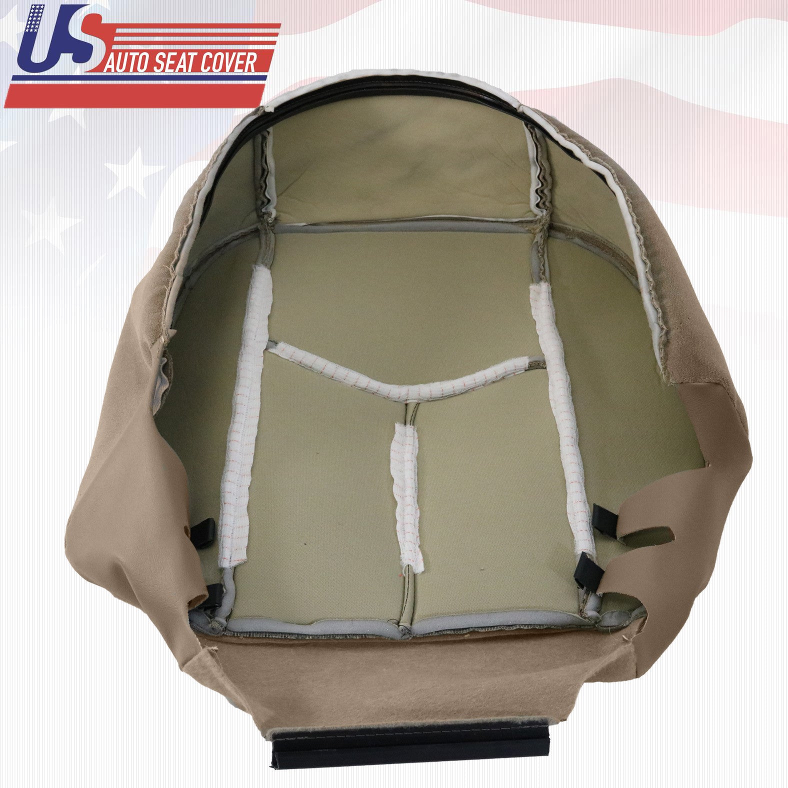 2003 2004 Chevy Tahoe-Suburban 2500 Driver-Passenger Bottom Cloth Seat Cover Tan