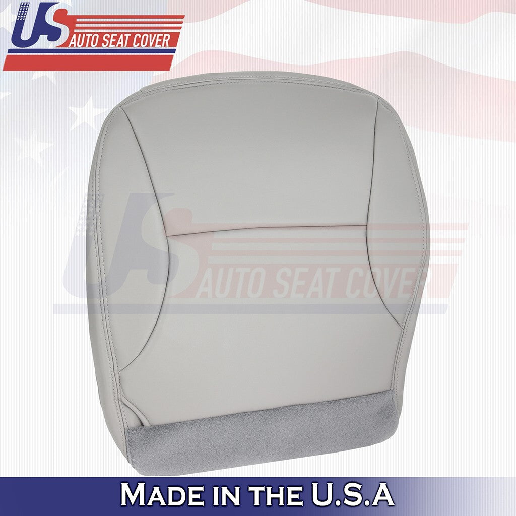 Driver Bottom & Top Leather Cover Graphite Gray For 1997 1998 Ford F150 Lariat