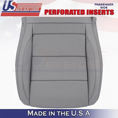 2006-2010 For Volkswagen Jetta Passenger Bottom Perforated Leather Cover Gray