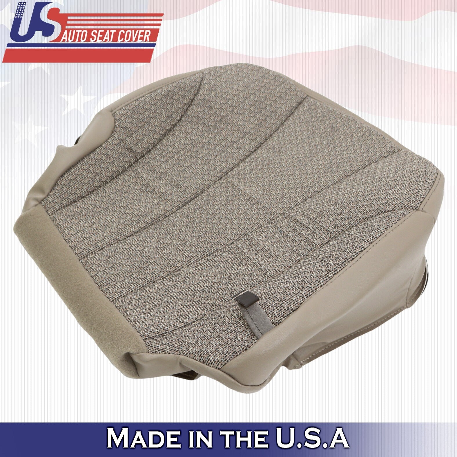 1999-2002 For Chevy Silverado 1500 Cloth Driver Side Seat Covers Neutral Tan