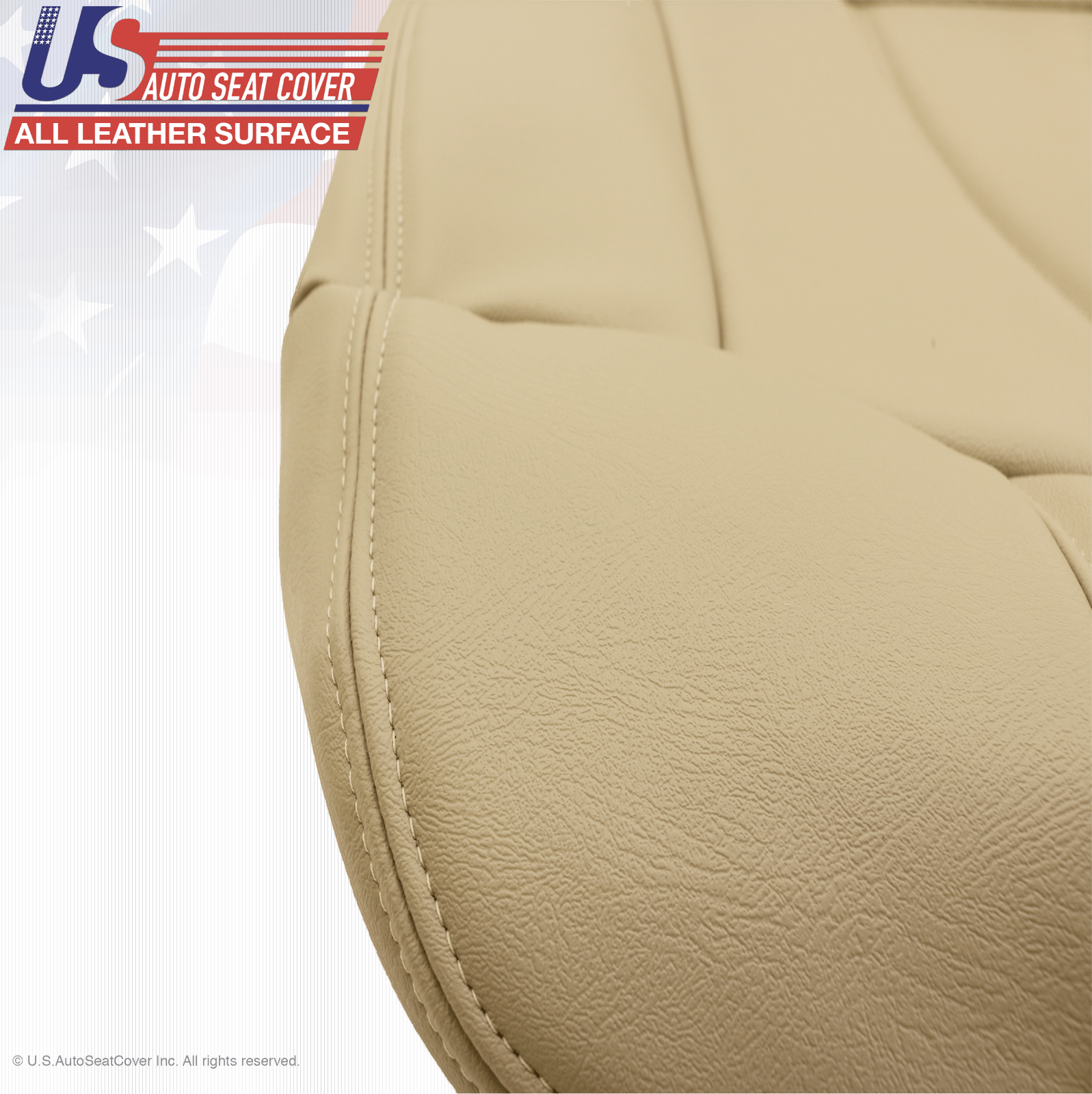 1999 Chevy Tahoe Suburban Second Row Passenger Bottom Leather Seat Cover Tan